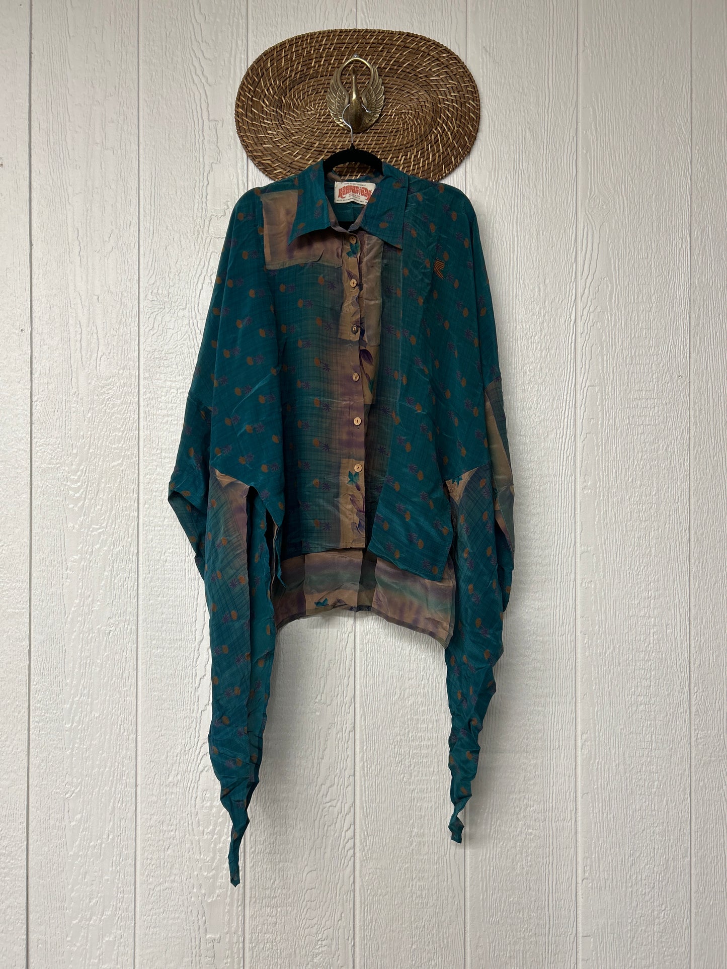 Crepe Sari Nirvana Button Down 1125 158