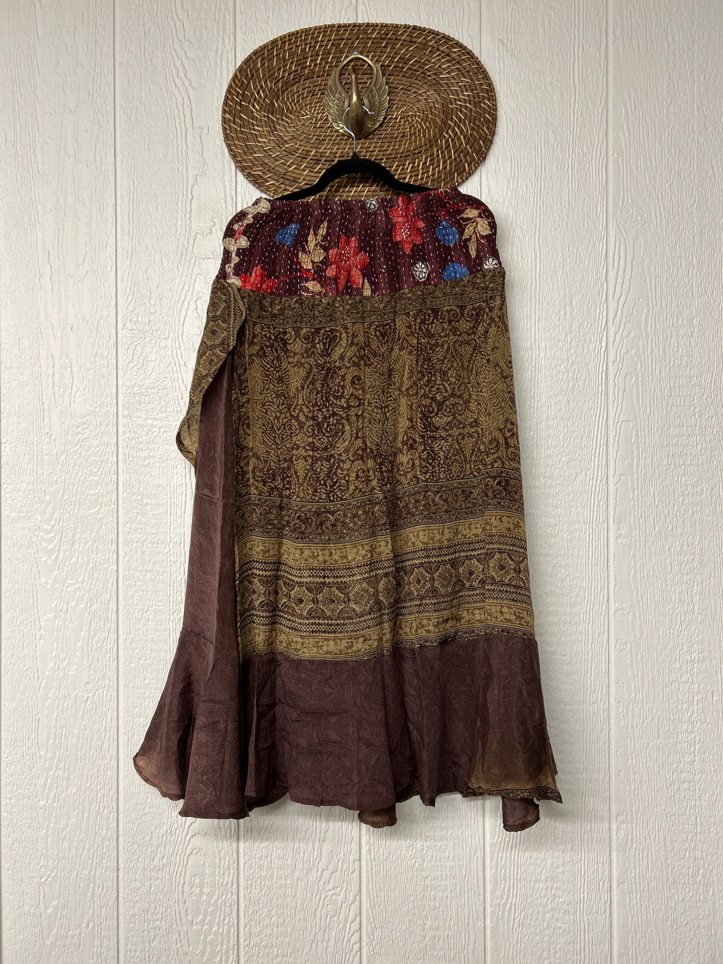 Crepe Sari Inner Peace Wrap Skirt 0626 189