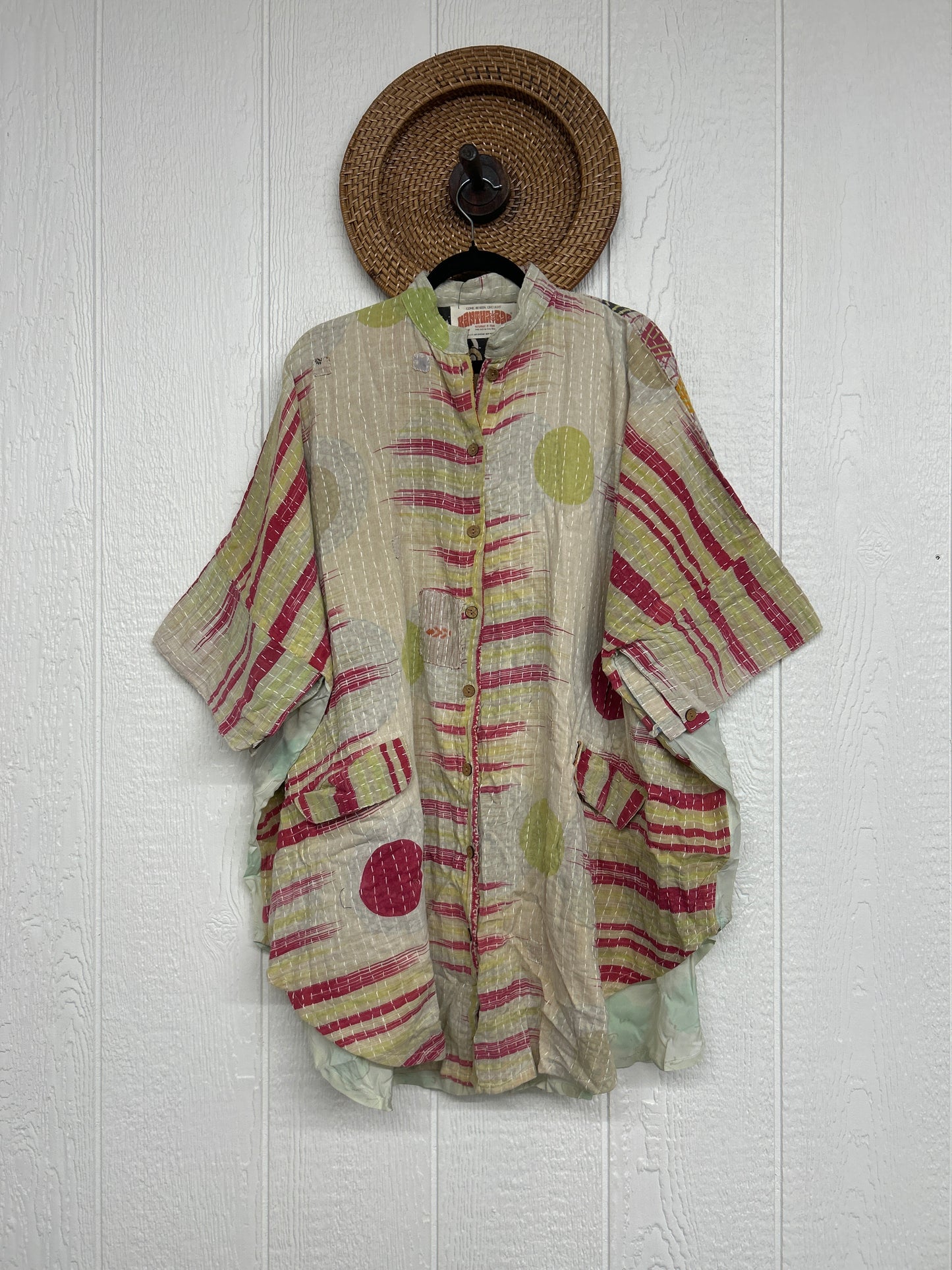 Pareo Kantha Free To Be Button-Down 0726 009