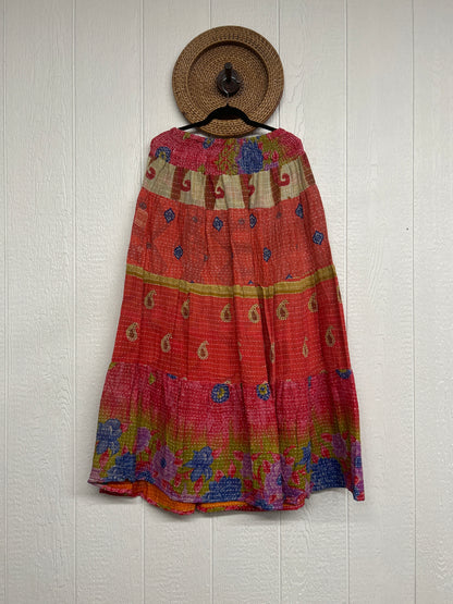 Pareo Kantha Lotus Maxi Skirt 0826 063