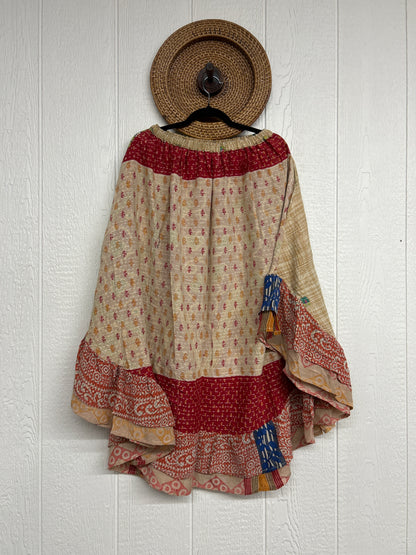 Pareo Kantha Wild Rose Skirt 0426 123