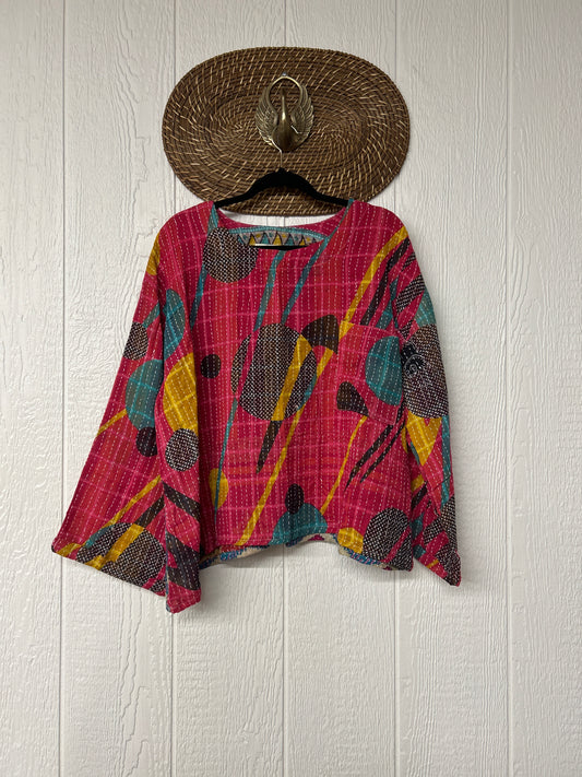 Pareo Kantha Wanderer Pocket Crop Top 0226 125