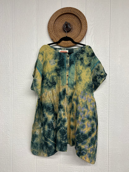 Pareo Kantha Daydreamer Button Down Mini  0526 013