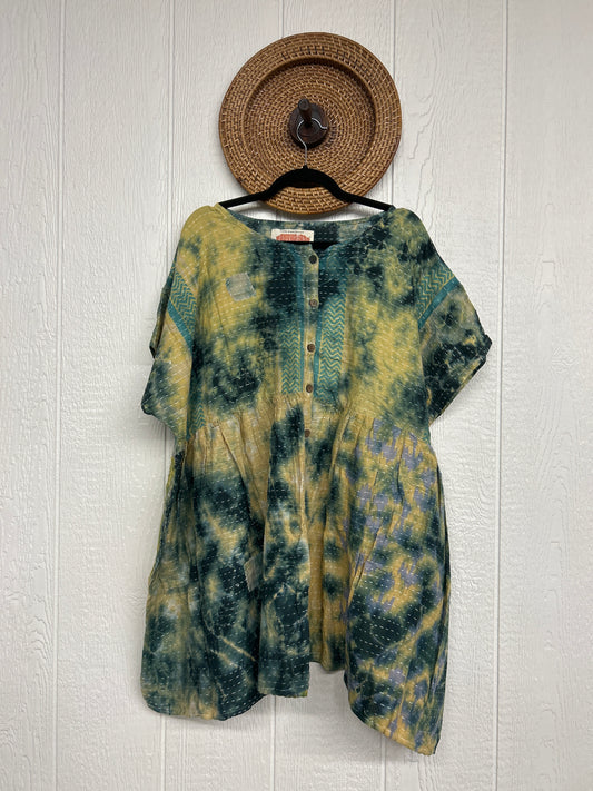 Pareo Kantha Daydreamer Button Down Mini  0526 013