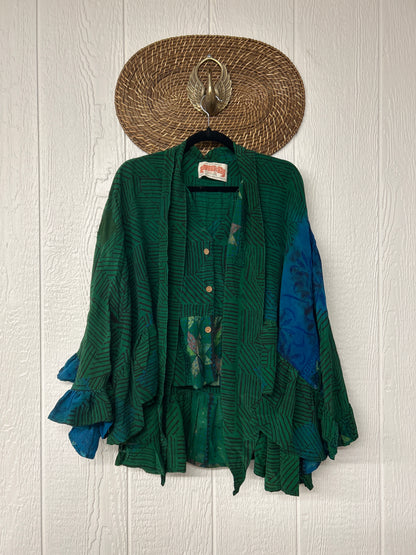 Crepe Sari Wild Rose Top 1225 228