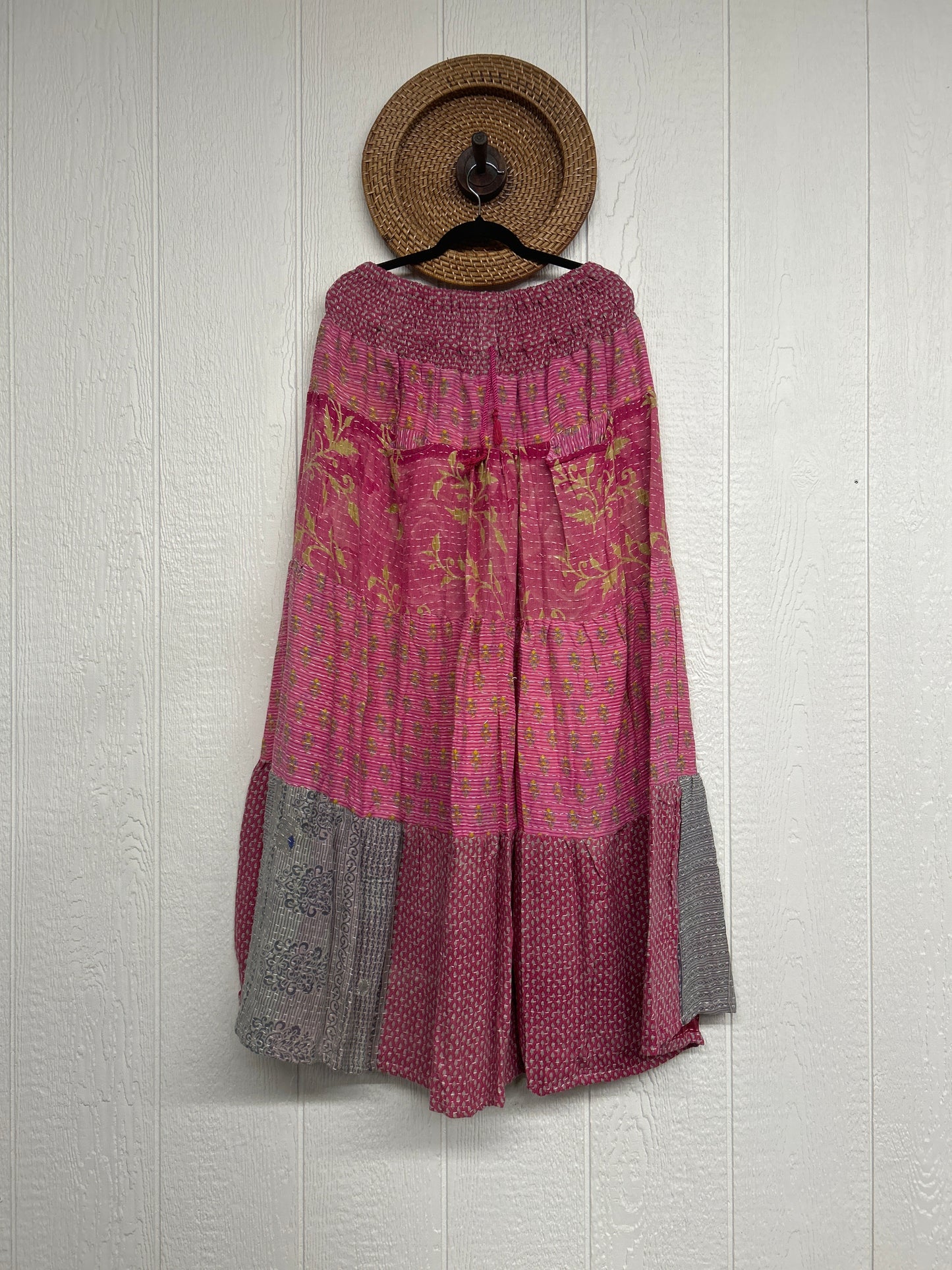 Pareo Kantha Lotus Maxi Skirt 0826 051