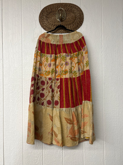 Pareo Kantha Lotus Maxi Skirt 0826 204