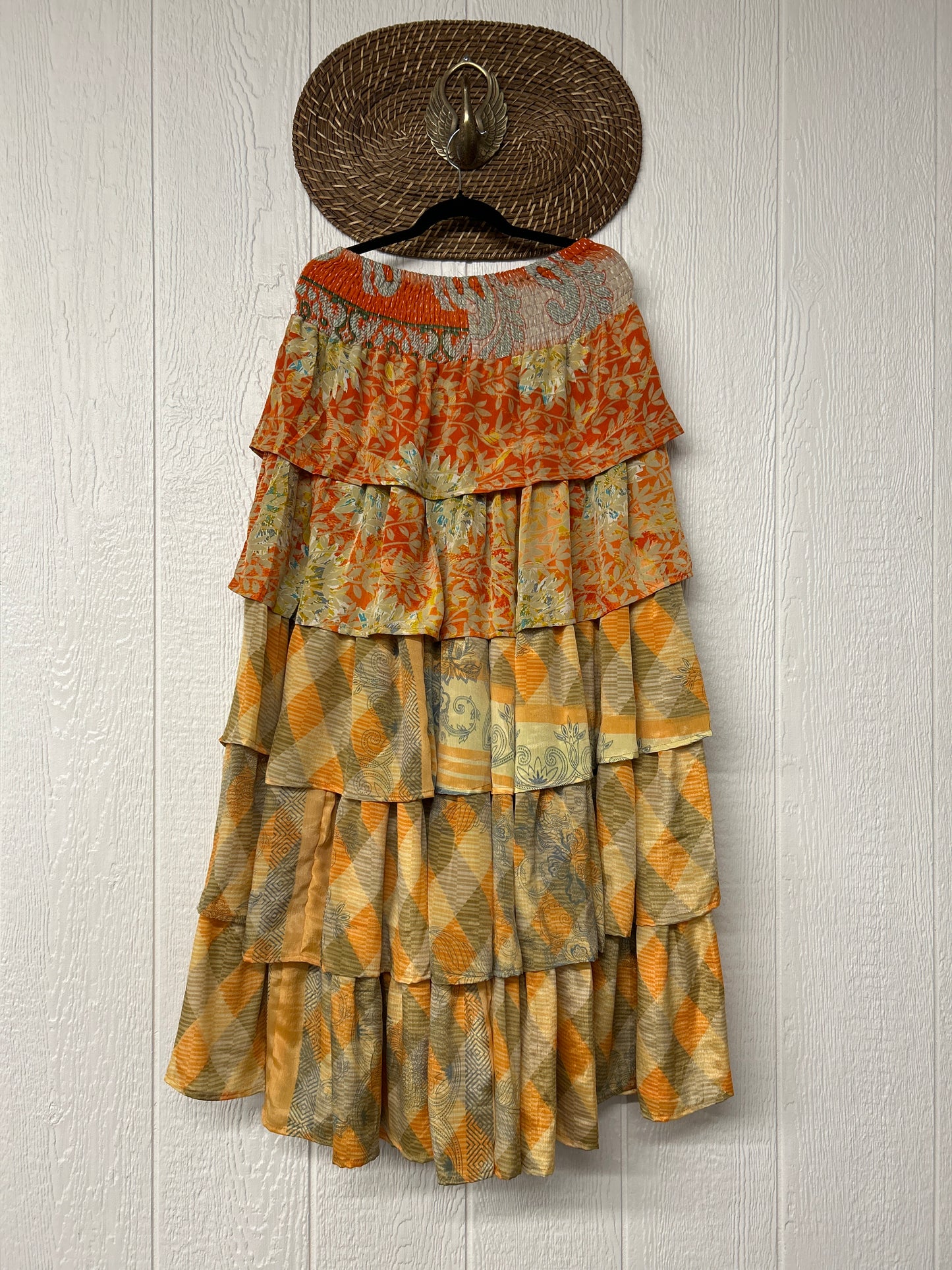 Rasgulla Sari Venus Ruffle Maxi 1125 021