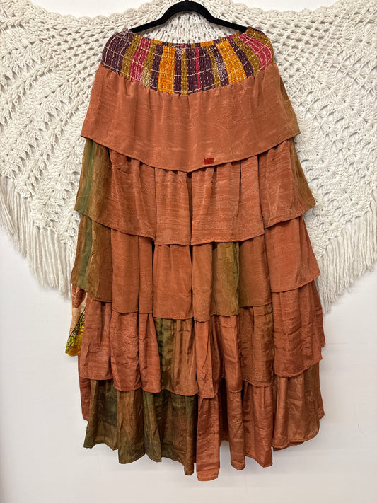 Rasgulla Sari Venus Ruffle Maxi R0226 001