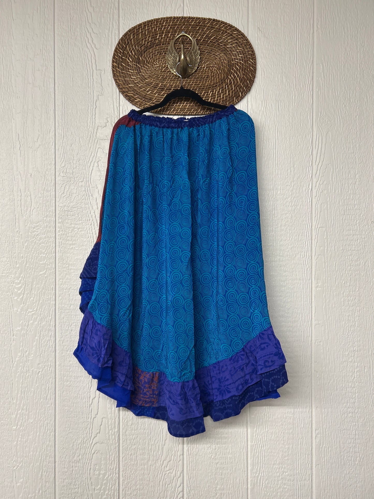 Crepe Wild Rose Skirt 1025 067