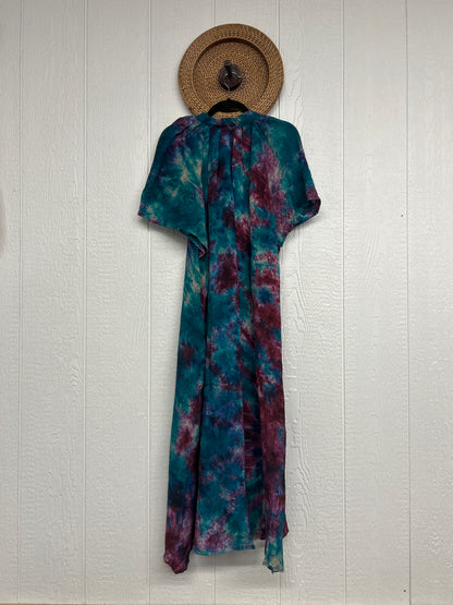Crepe Sari Summer Woodstock Duster 0626 097