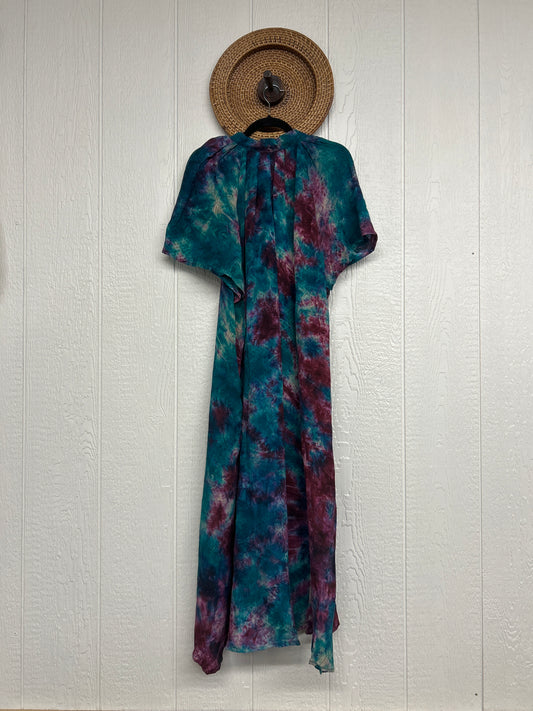 Crepe Sari Summer Woodstock Duster 0626 097