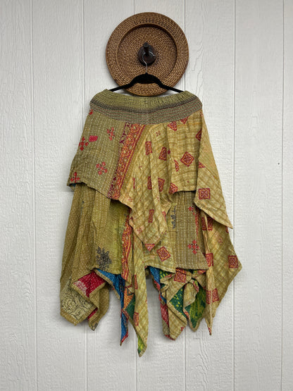 Pareo Kantha Pixie Skirt 0426 033