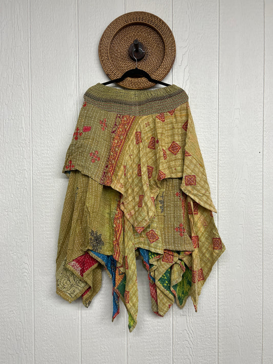 Pareo Kantha Pixie Skirt 0426 033
