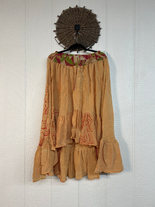 Crepe Sari Dahlia Skirt 1026 210