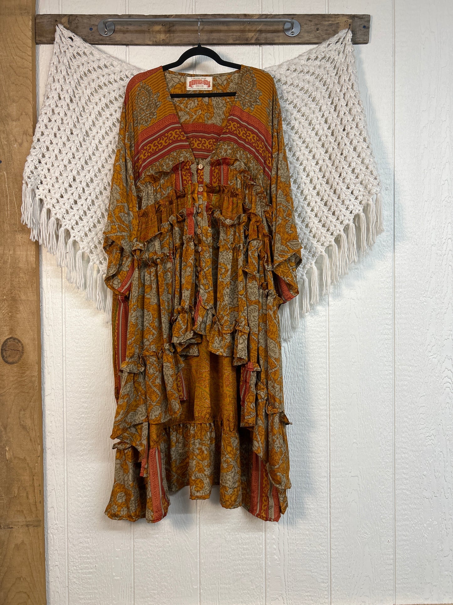 Rasgulla Sari Rhiannon Kimono 0826 084