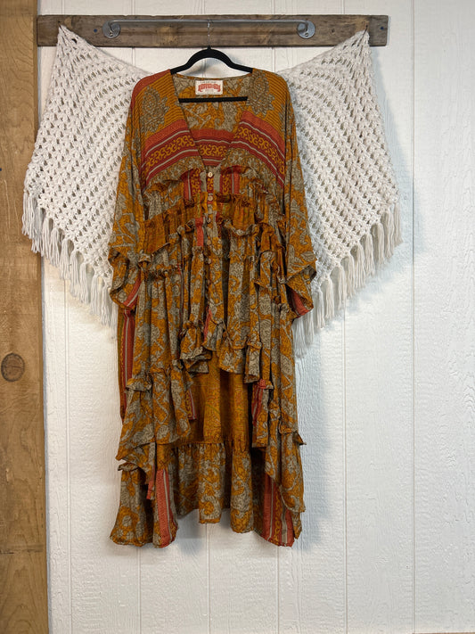 Rasgulla Sari Rhiannon Kimono 0826 084