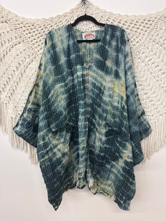 Pareo Kantha Gaia Split Tunic L0926 001