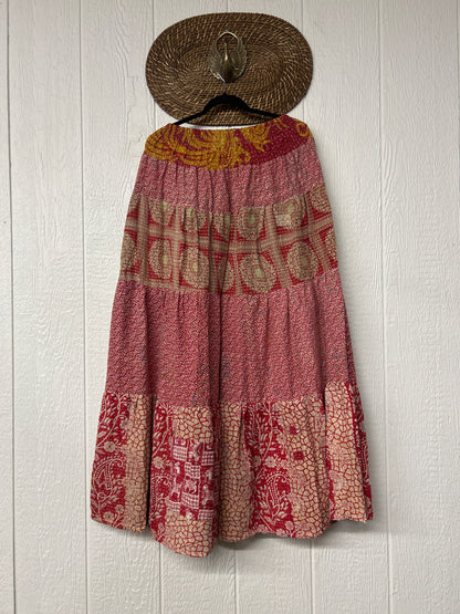 Pareo Kantha Lotus Maxi Skirt 0826 113