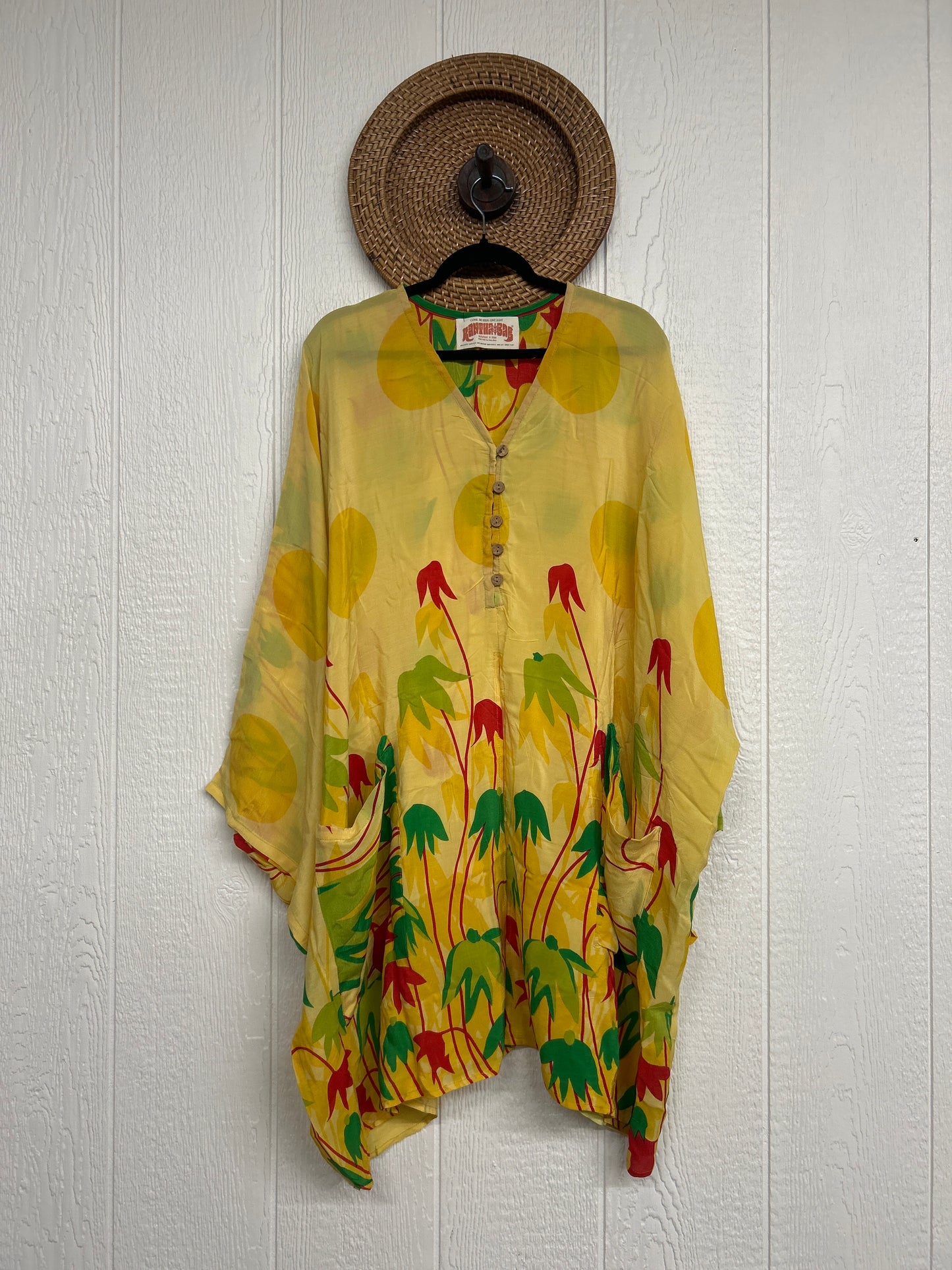 Crepe Sari Gaia Split Tunic 0226 052