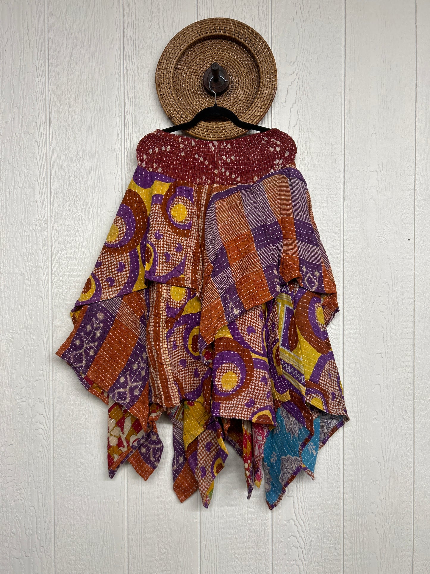 Pareo Kantha Pixie Skirt 0426 143