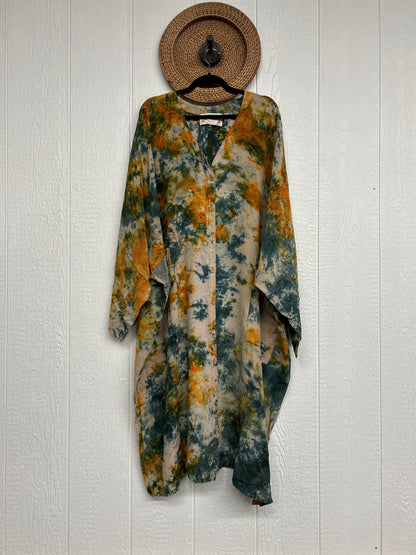Crepe Sari Gaia Duster Dress 0826 202