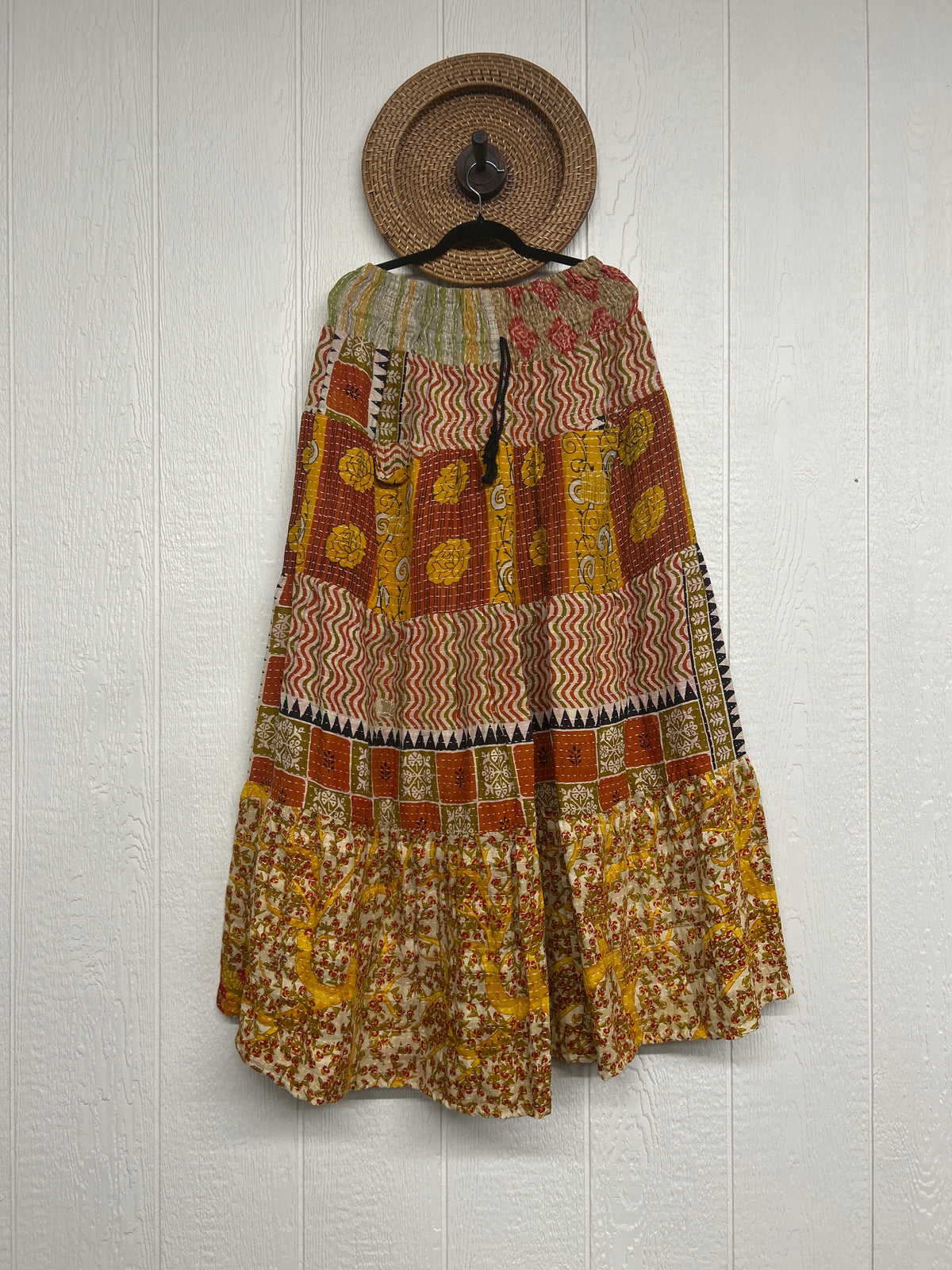 RETAIL Pareo Kantha Lotus Maxi Skirt 0826 053