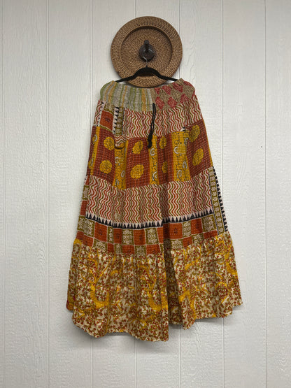 RETAIL Pareo Kantha Lotus Maxi Skirt 0826 053