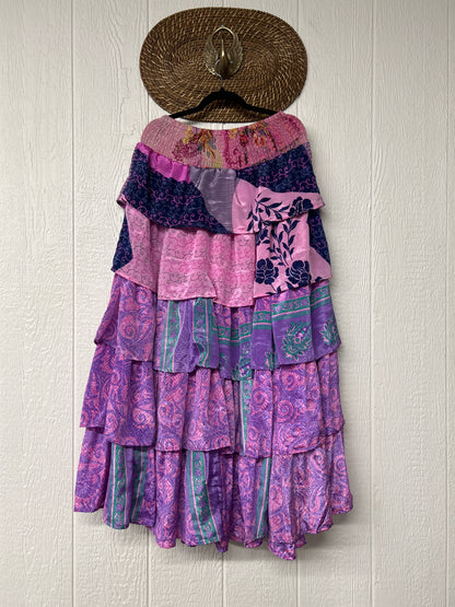 Rasgulla Sari Venus Ruffle Maxi 1125 067