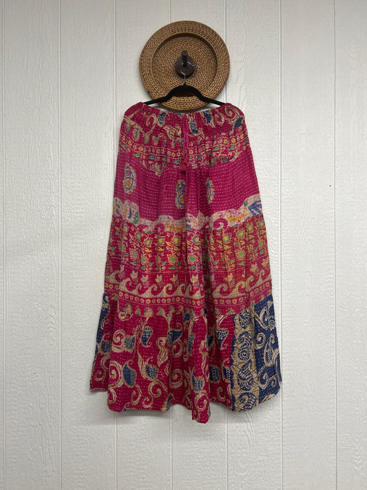 Pareo Kantha Lotus Maxi Skirt 0826 002