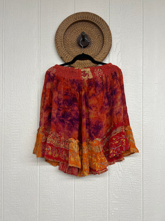 Crepe Sari Lover Cropped Culottes 0726 206