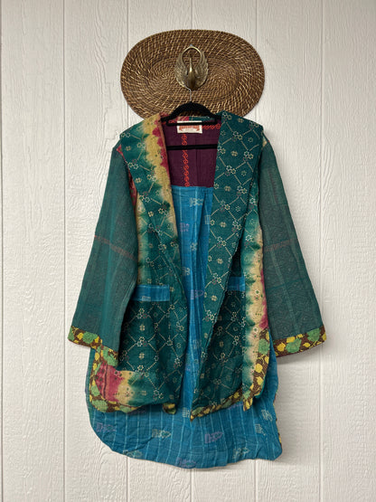 Fine Kantha Drifter Coat 1026 161