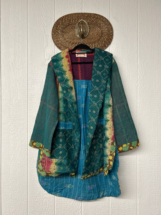 Fine Kantha Drifter Coat 1026 161