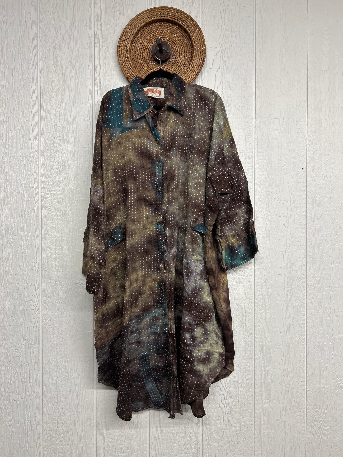 Pareo Kantha Free To Be Longsleeve Maxi 0526 039