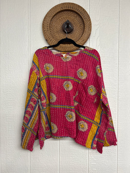 Pareo Kantha Wanderer Pocket Crop Top 0226 189