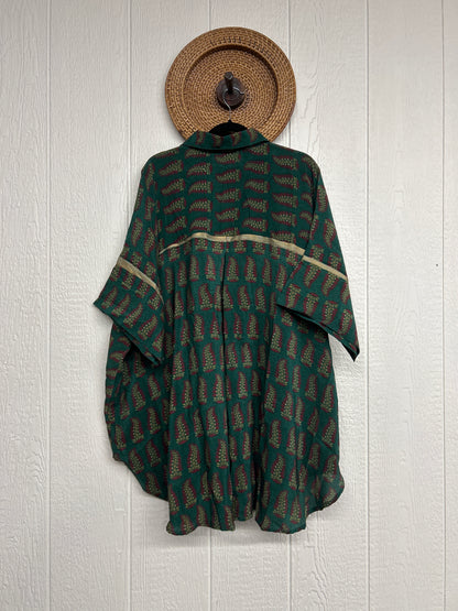 Crepe Sari Free To Be Button Down 0626 267