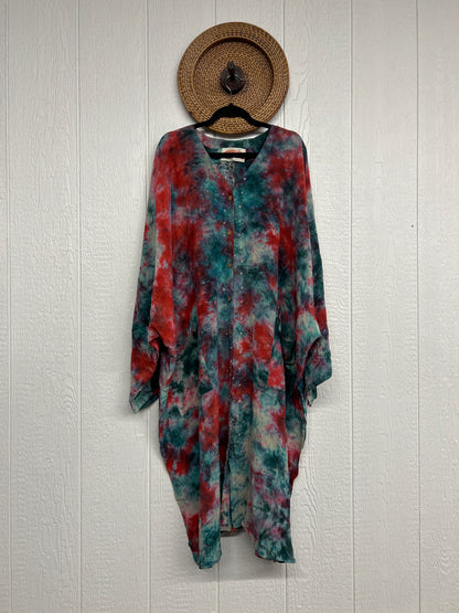 Crepe Sari Gaia Duster Dress 0426 044