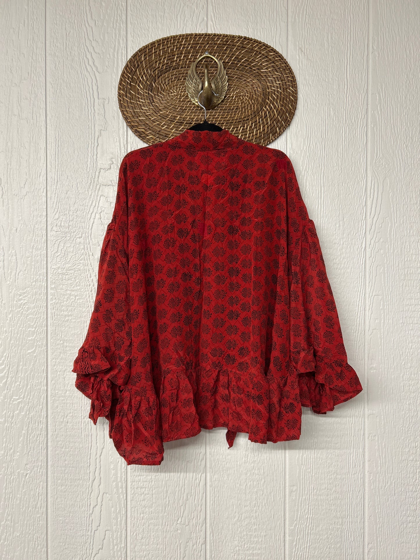 Crepe Sari Wild Rose Top 0526 022