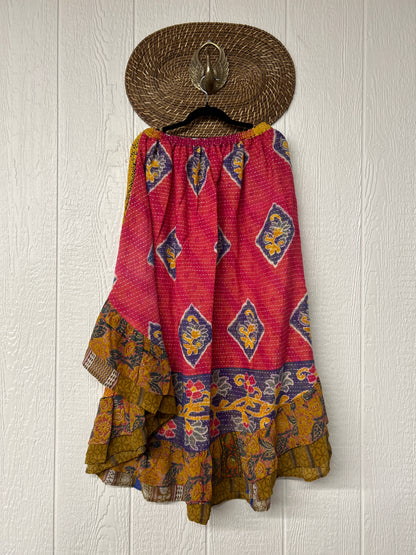 Pareo Kantha Wild Rose Skirt 0426 081