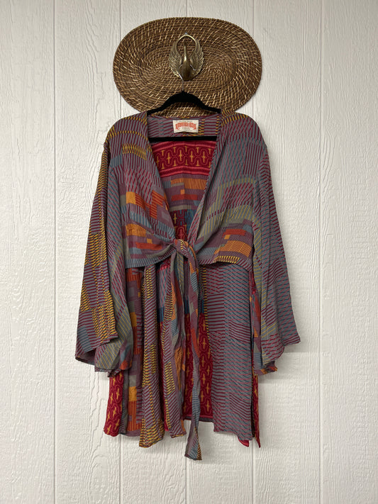 Crepe Sari Shortie Spellbound Kimono 0426 110