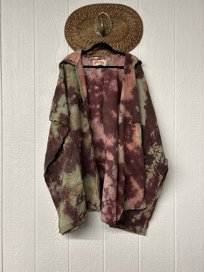 Aura Edit Fine Kantha Wanderlust Poncho 1026 009