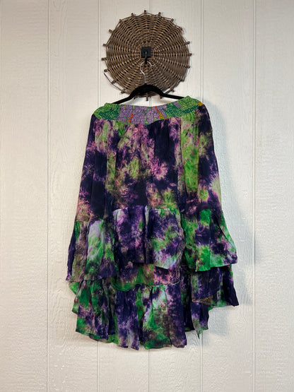 Crepe Sari Dahlia Skirt 1026 206