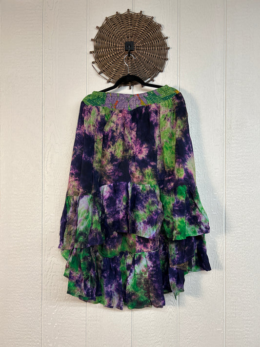Crepe Sari Dahlia Skirt 1026 206