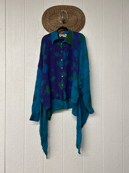 Crepe Sari Nirvana Button Down 1125 027