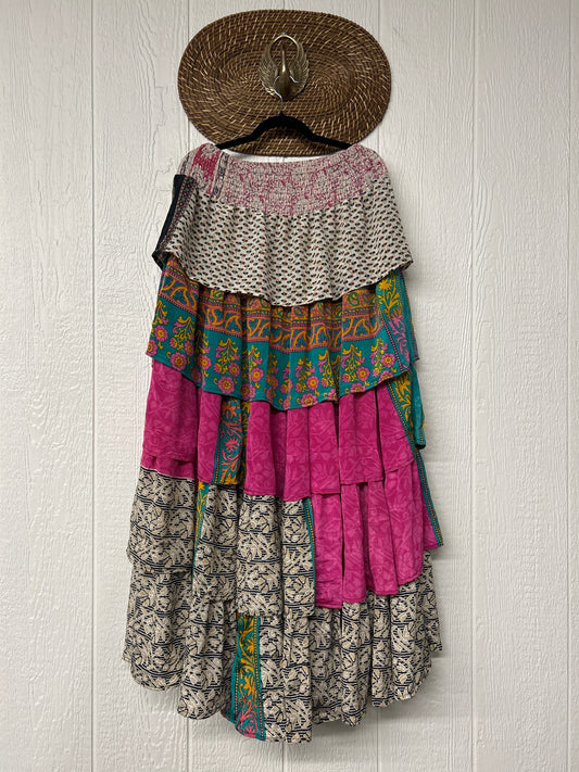 Rasgulla Sari Venus Ruffle Maxi 1125 041