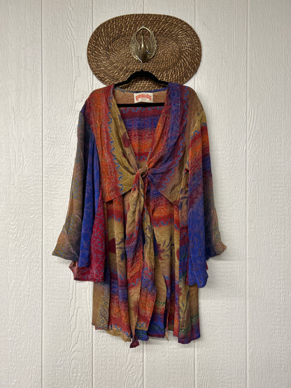 Crepe Sari Shortie Spellbound Kimono 0426 057