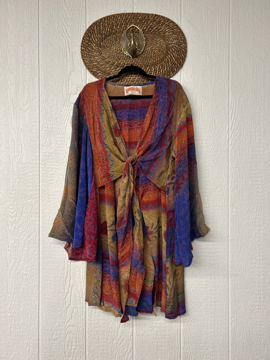 Crepe Sari Shortie Spellbound Kimono 0426 057