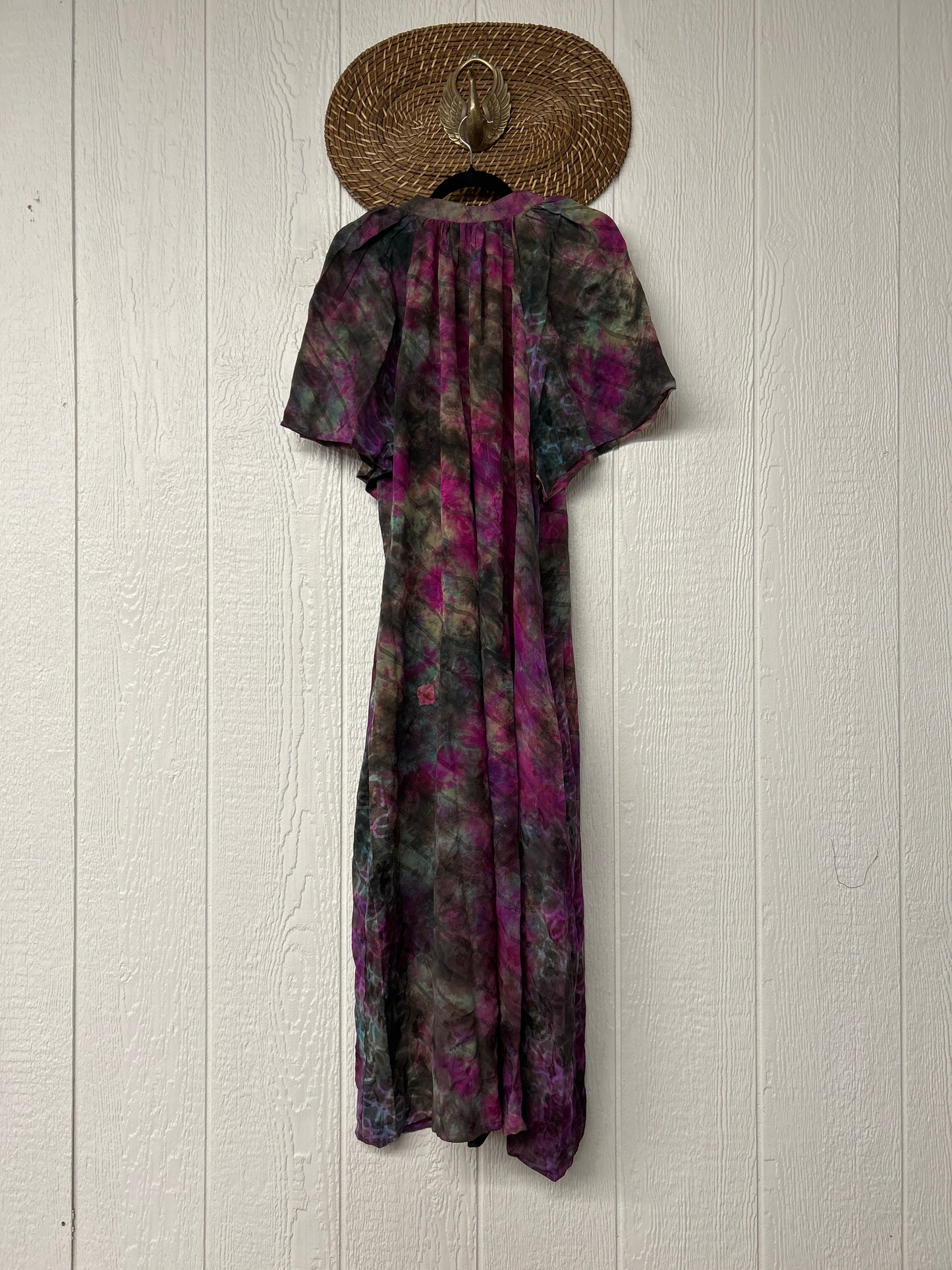 Crepe Sari Summer Woodstock Duster 0626 197