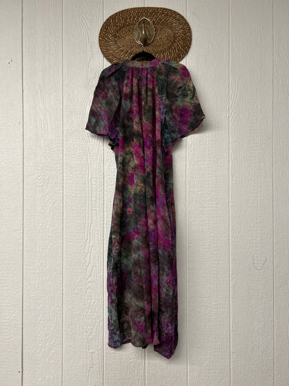 Crepe Sari Summer Woodstock Duster 0626 197
