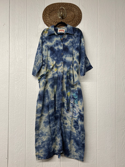 Pareo Kantha Gravity Duster Dress 0526 007